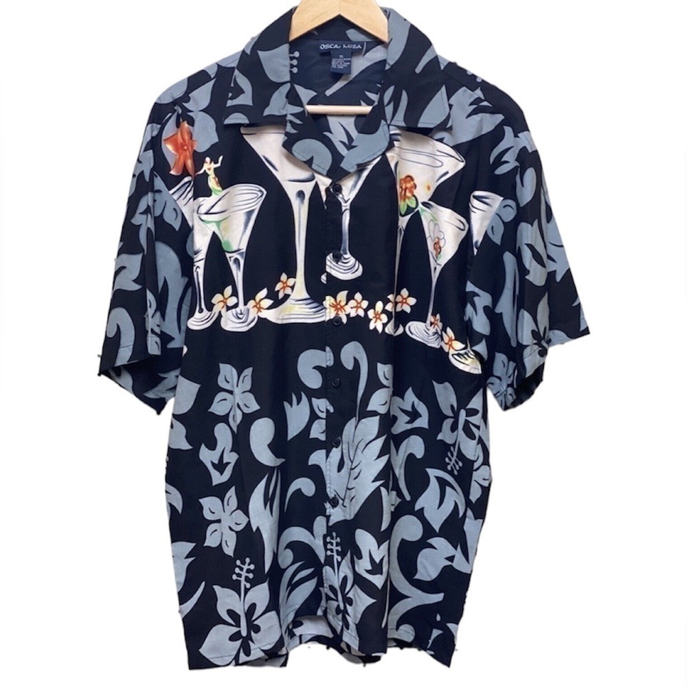 Oscar Misa Tiki Cocktail Lounge Hawaiian shirt